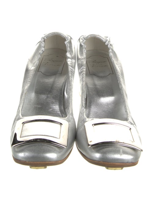 Roger Vivier Leather Slingback Pumps