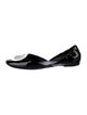 Roger Vivier Patent Leather D'Orsay Flats