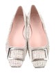 Roger Vivier Tweed Pattern Flats