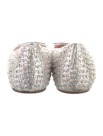 Roger Vivier Tweed Pattern Flats