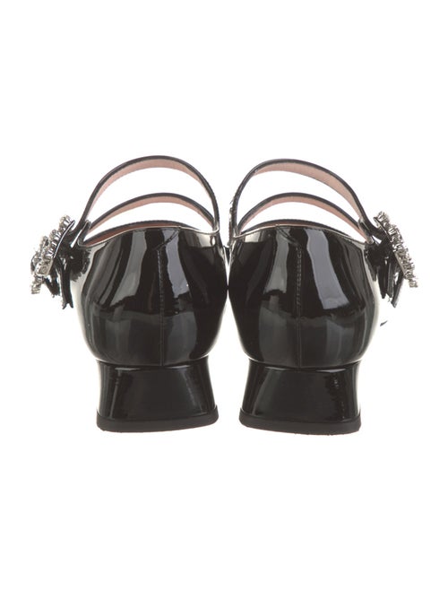 Roger Vivier Patent Leather Crystal Embellishments Pumps