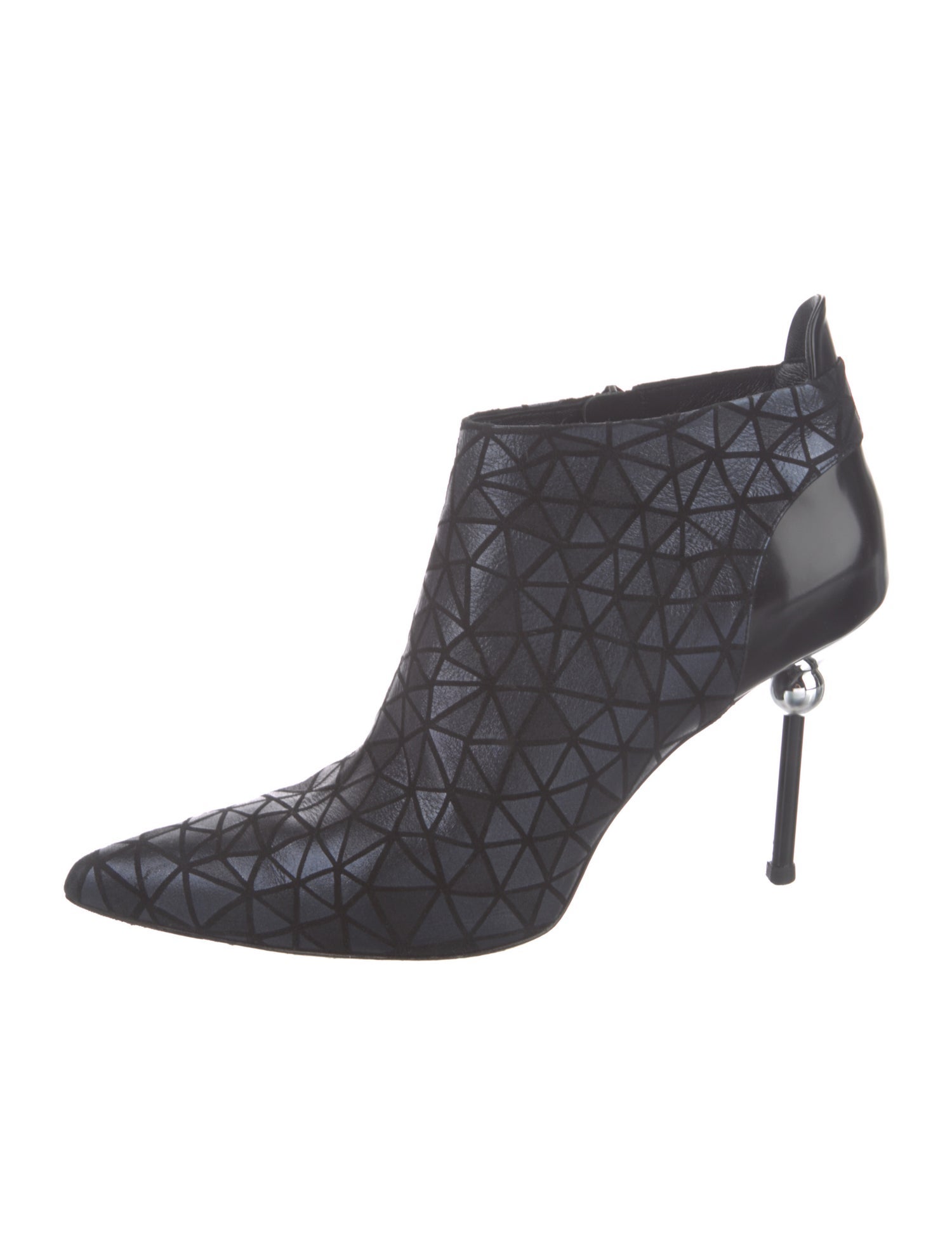 Roger Vivier Printed Lace-Up Boots