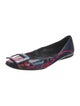 Roger Vivier Patent Leather Printed Ballet Flats