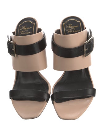 Roger Vivier Leather Slides