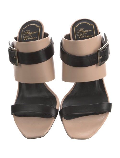 Roger Vivier Leather Slides
