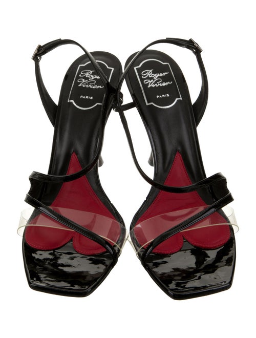 Roger Vivier Patent Leather Slingback Sandals