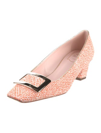 Roger Vivier Tweed Tweed Pattern Pumps