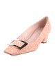 Roger Vivier Tweed Tweed Pattern Pumps
