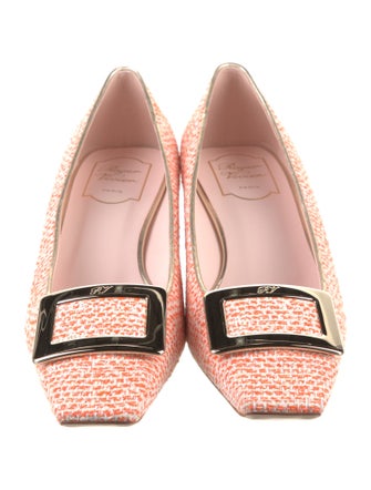 Roger Vivier Tweed Tweed Pattern Pumps