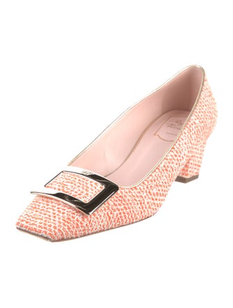 Roger Vivier Tweed Tweed Pattern Pumps