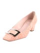 Roger Vivier Tweed Tweed Pattern Pumps