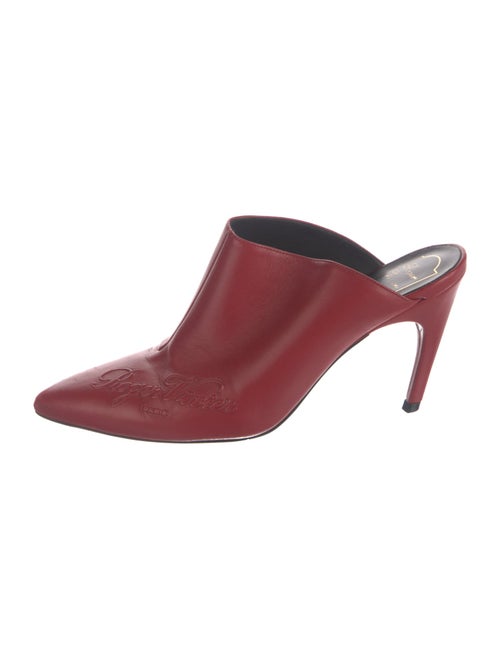 Roger Vivier Leather Mules