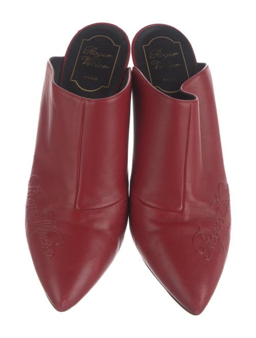 Roger Vivier Leather Mules