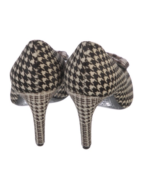 Roger Vivier Ponyhair Houndstooth Print Pumps