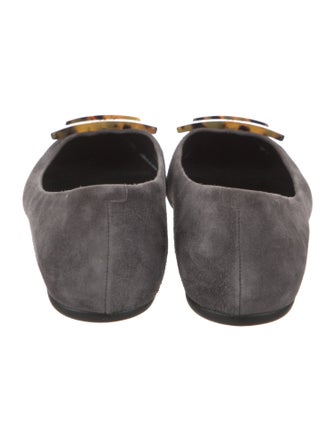 Roger Vivier Suede Flats