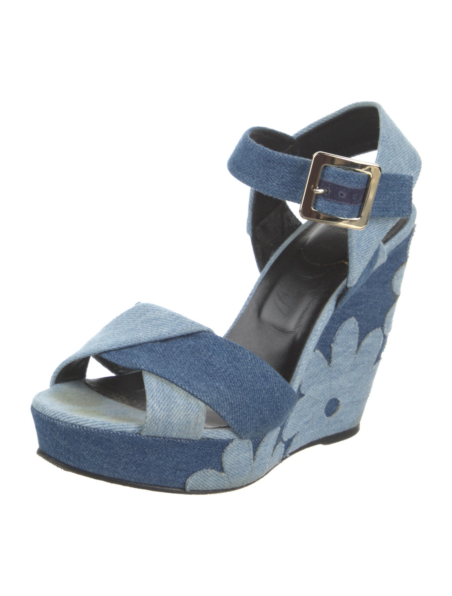 Roger Vivier Denim Espadrilles