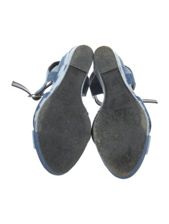 Roger Vivier Denim Espadrilles