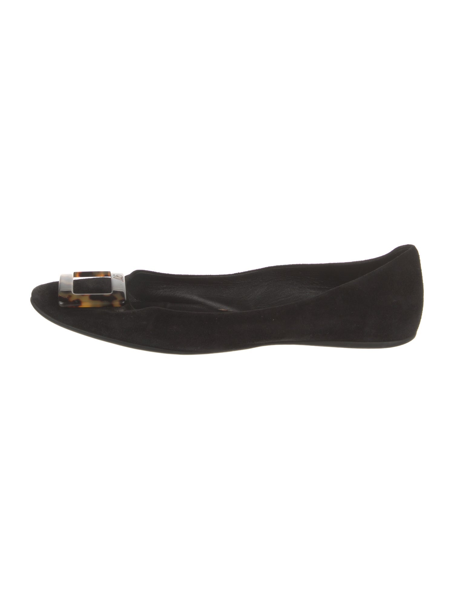 Roger Vivier Suede Flats