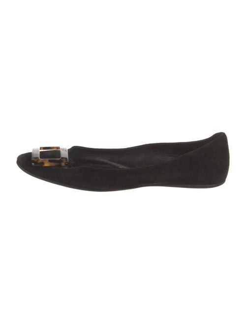 Roger Vivier Suede Flats