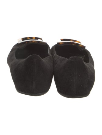 Roger Vivier Suede Flats