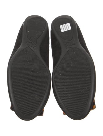 Roger Vivier Suede Flats