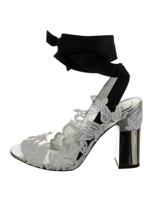 Roger Vivier PVC Colorblock Pattern Pumps