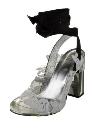 Roger Vivier PVC Colorblock Pattern Pumps