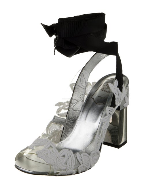 Roger Vivier PVC Colorblock Pattern Pumps