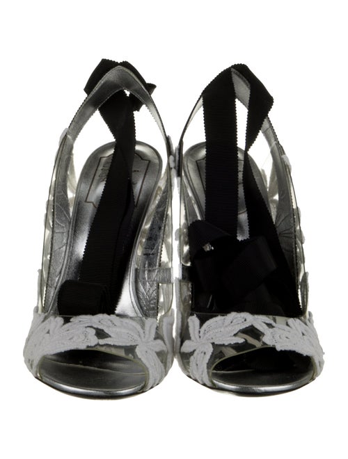 Roger Vivier PVC Colorblock Pattern Pumps