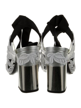 Roger Vivier PVC Colorblock Pattern Pumps