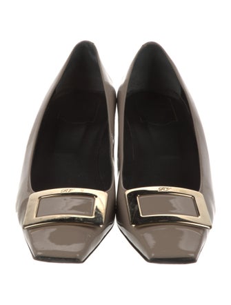 Roger Vivier Patent Leather Flats