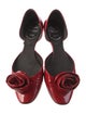 Roger Vivier Patent Leather D'Orsay Flats