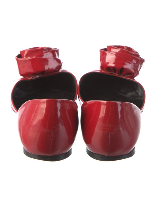 Roger Vivier Patent Leather D'Orsay Flats