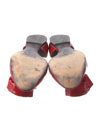 Roger Vivier Patent Leather D'Orsay Flats