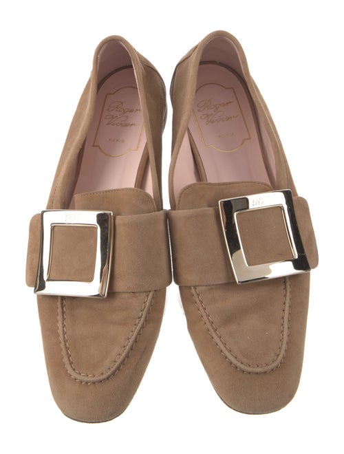 Roger Vivier Suede Mary Jane Flats