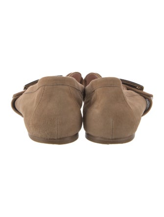 Roger Vivier Suede Mary Jane Flats