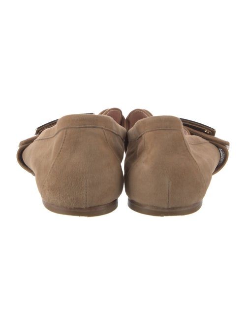 Roger Vivier Suede Mary Jane Flats