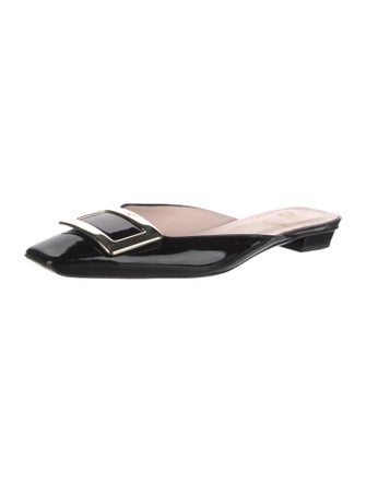 Roger Vivier Patent Leather Mules