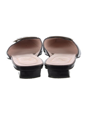 Roger Vivier Patent Leather Mules