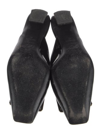 Roger Vivier Patent Leather Mules