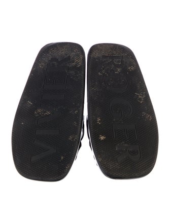 Roger Vivier Patent Leather Slides