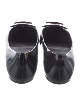 Roger Vivier Patent Leather Printed Ballet Flats