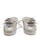 Roger Vivier PVC Crystal Embellishments Slides