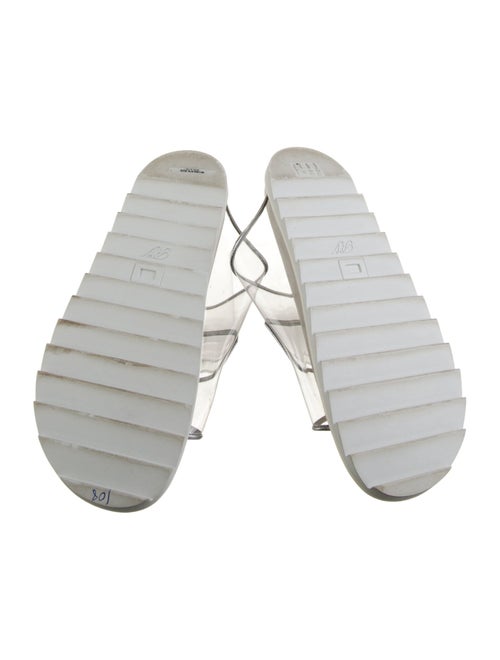 Roger Vivier PVC Crystal Embellishments Slides