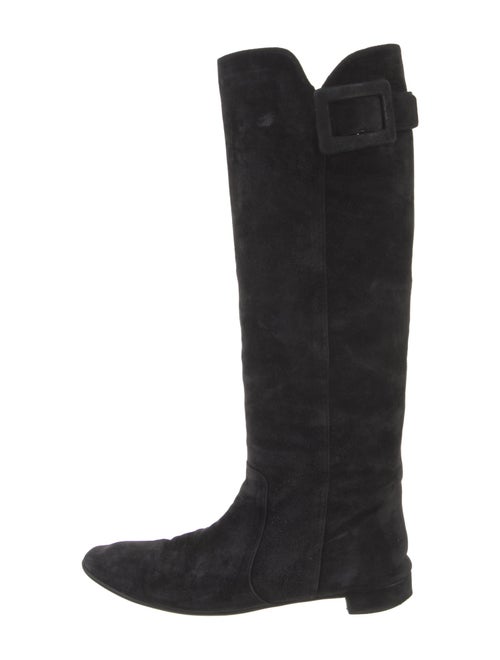 Roger Vivier Suede Riding Boots