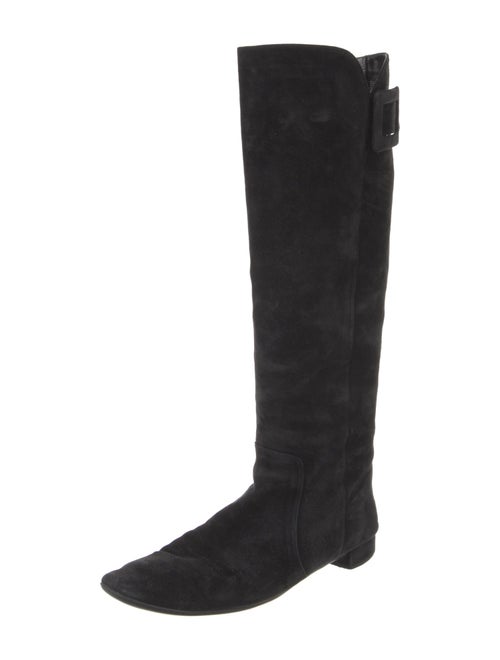 Roger Vivier Suede Riding Boots
