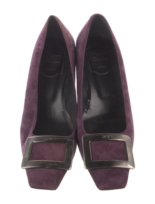 Roger Vivier Suede Printed Pumps