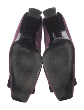 Roger Vivier Suede Printed Pumps