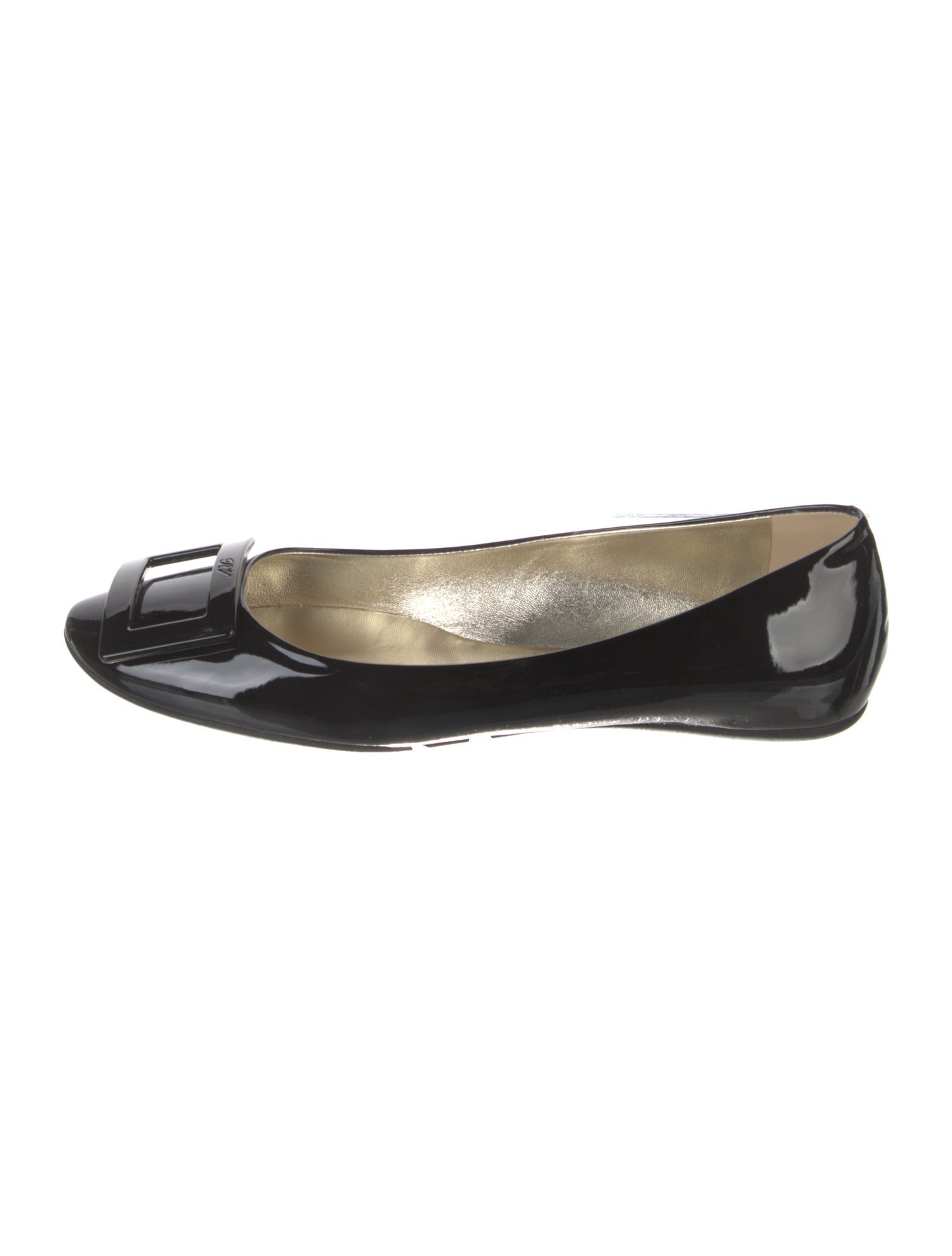 Roger Vivier Patent Leather Ballet Flats