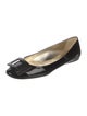 Roger Vivier Patent Leather Ballet Flats
